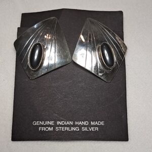 Vintage Handmade Navajo .925 Earrings